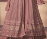 Women's Maxi Anarkali Dress (122-PINK_Pink_Free Size) - Image 3